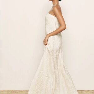 NWT Reformation Avila Ivory Gown